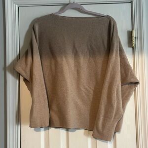 Tan boatneck sweater